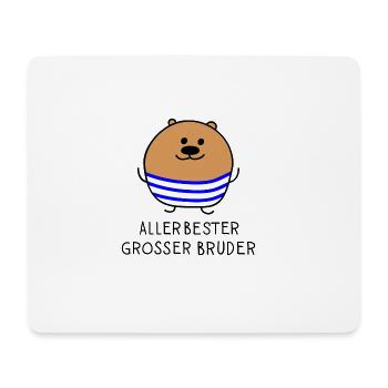 Best big brother - Mouse Pad (horizontal) - white - Front