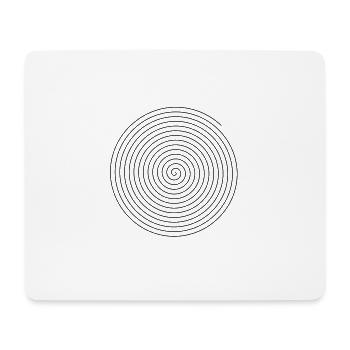 Spirale - Mousepad (Querformat) - Weiß - Vorne