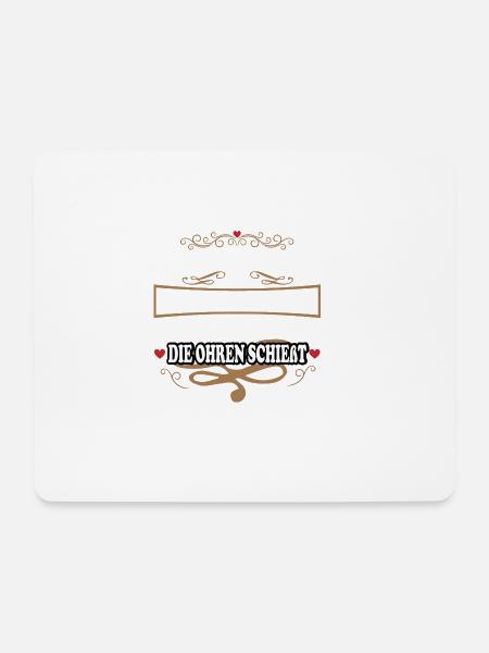 Schlagerparty Schlager Volksmusik Feiern Party - Mousepad (Querformat) - Weiß