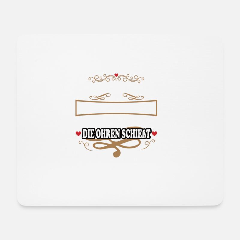 Schlagerparty Schlager Volksmusik Feiern Party - Mousepad (Querformat) - Weiß