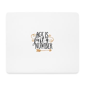 L'age est juste un nombre - Tapis de souris (format paysage) - blanc - Devant