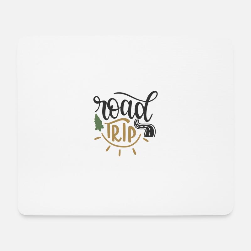 Road trip - Mouse Pad (horizontal) - white