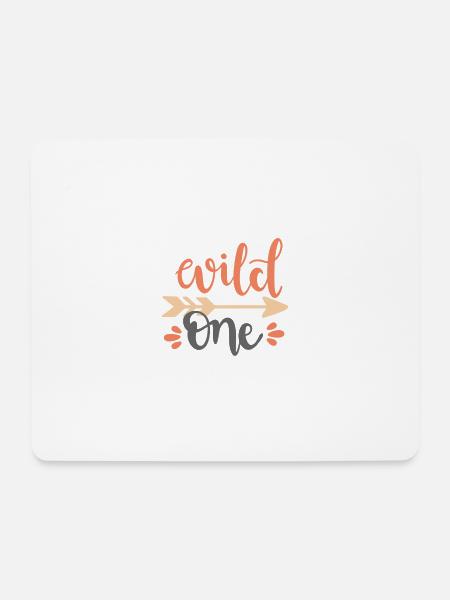 Wild one - Mousepad (Querformat) - Weiß
