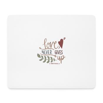Bible Versets de la Bible Paroles chrétiennes Jésus Dieu - Tapis de souris (format paysage) - blanc - Devant