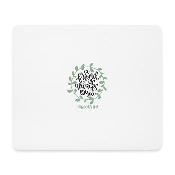 Bible Versets de la Bible Paroles chrétiennes Jésus Dieu - Tapis de souris (format paysage) - blanc - Devant