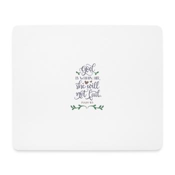 Bible versets de la bible dictons chrétiens jésus dieu - Tapis de souris (format paysage) - blanc - Devant