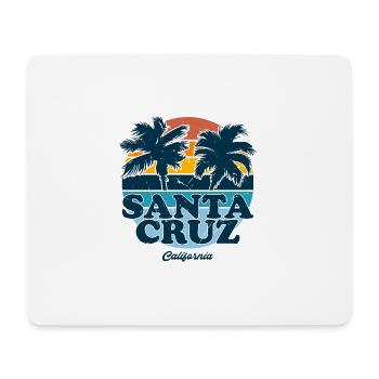 Santa Cruz California vintage retro Surfer Boarder - Mousepad (Querformat) - Weiß - Vorne