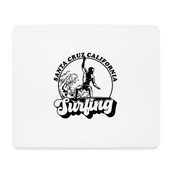 Santa Cruz California vintage retro Surfing - Mousepad (Querformat) - Weiß - Vorne