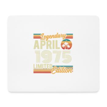 April 1975 51st Anniversary Gift - April 1975 - Mouse Pad (horizontal) - white - Front