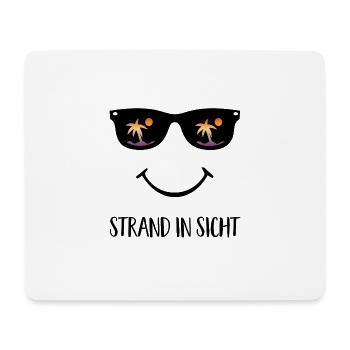 Strand - Mousepad (Querformat) - Weiß - Vorne