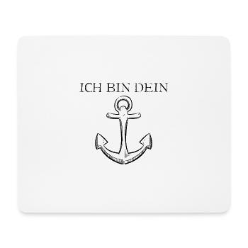 Je suis ton ancre - Tapis de souris (format paysage) - blanc - Devant
