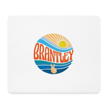 Brantley Hemd Vintage Sunset Brantley Groovy Krawatte - Mousepad (Querformat) - Weiß - Vorne