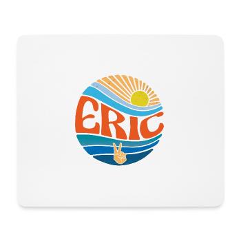 Eric Shirt Vintage Sunset Eric Groovy Tie Dye - Mousepad (Querformat) - Weiß - Vorne