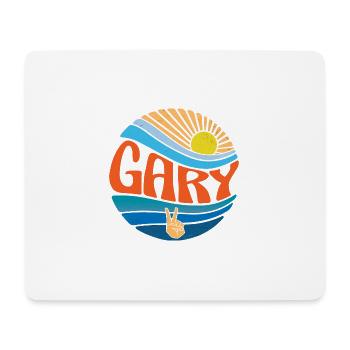 Gary Hemd Vintage Sunset Gary Groovy Tie Dye - Mousepad (Querformat) - Weiß - Vorne