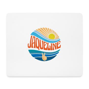 Chemise Jaqueline Vintage Sunset Jaqueline Groovy - Tapis de souris (format paysage) - blanc - Devant