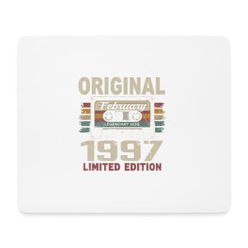 February 1997, February 1997 Birthday Gift - Mouse Pad (horizontal) - white - Front