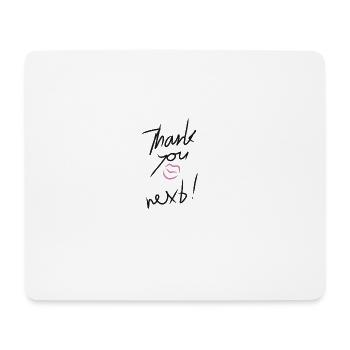 Thank you next Ariana Grande Merch - Mousepad (Querformat) - Weiß - Vorne