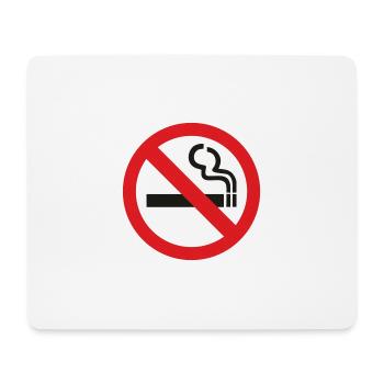 Interdiction de fumer | NON FUMEUR | T0008 - Tapis de souris (format paysage) - blanc - Devant