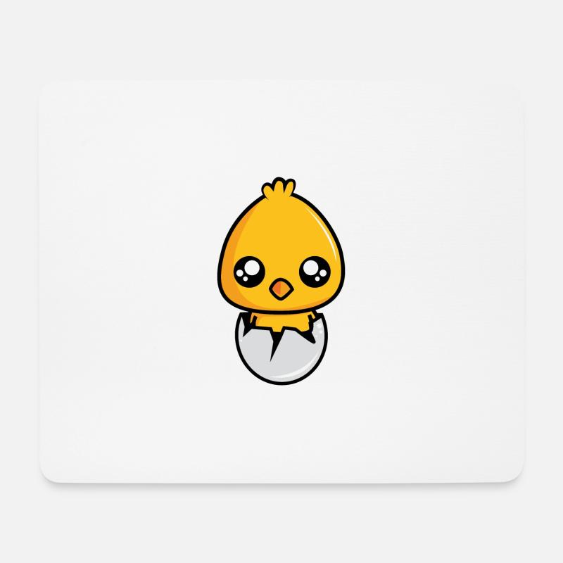 Kücken hatches from the egg! - Mouse Pad (horizontal) - white