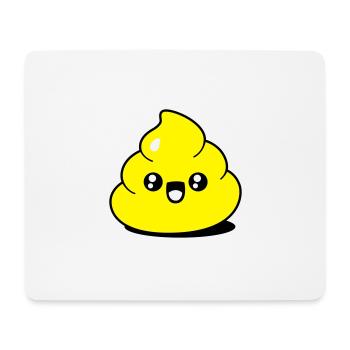 Lustiger Kack - Mousepad (Querformat) - Weiß - Vorne