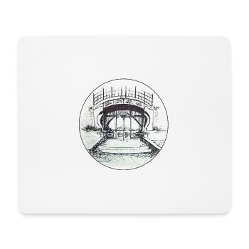 Lohnhalle Zeche Zollern Dortmund - Mousepad (Querformat) - Weiß - Vorne