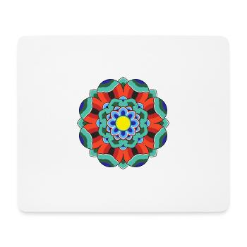Dancheong 단청 - single (Ver.3) - Mousepad (Querformat) - Weiß - Vorne