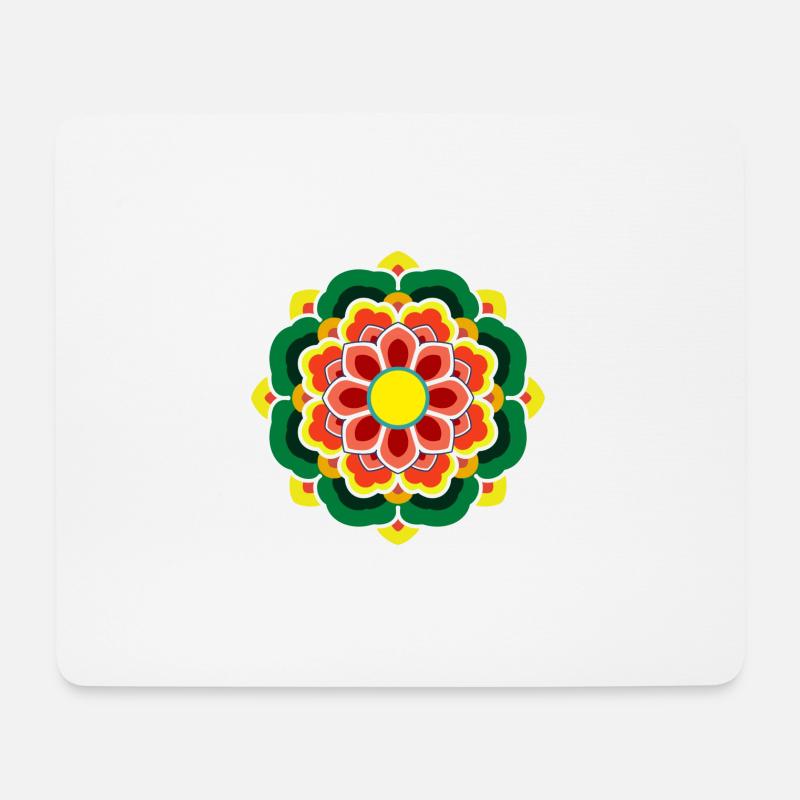 Dancheong 단청 - single (Ver.5) - Mousepad (Querformat) - Weiß