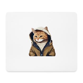 Cute Cat Ur-Tshirt - Mousepad (Querformat) - Weiß - Vorne