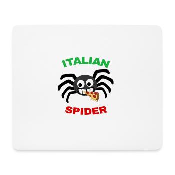 Spinne Spinne Lustig Italien - Mousepad (Querformat) - Weiß - Vorne