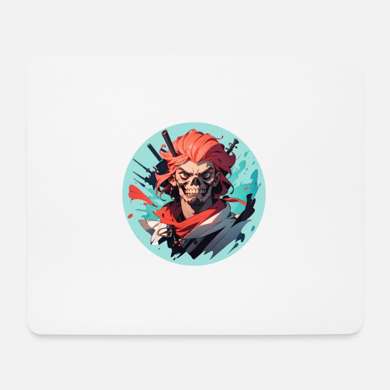 Pirat 2 - Mousepad (Querformat) - Weiß