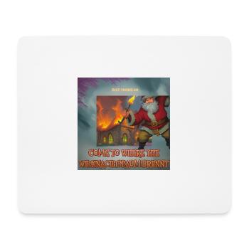 Come to where the Weihnachtsbaum brennt - Mousepad (Querformat) - Weiß - Vorne