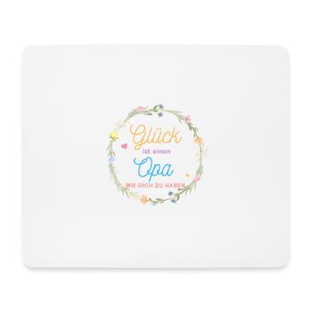 Glück ist, einen OPI wie dich zu haben ! - Mousepad (Querformat) - Weiß - Vorne