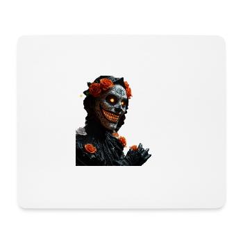 Halloween-Menion mit funkelnden Lichtern - Mousepad (Querformat) - Weiß - Vorne