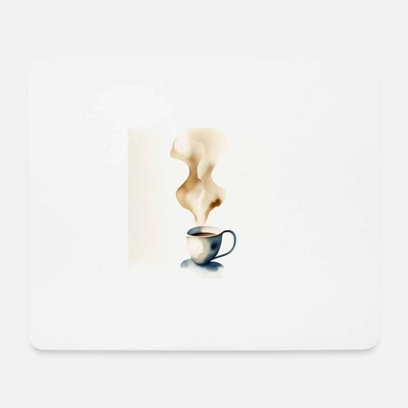 Coffee cup - Mouse Pad (horizontal) - white