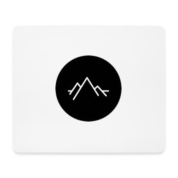 Berge Wandern Mountain - Mousepad (Querformat) - Weiß - Vorne