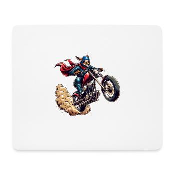 Motorcycle Kangaroo Heroic Adventure - Mouse Pad (horizontal) - white - Front