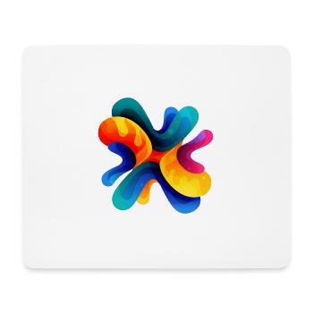 Muster - Mousepad (Querformat) - Weiß - Vorne