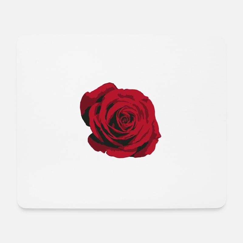 rose - Mouse Pad (horizontal) - white