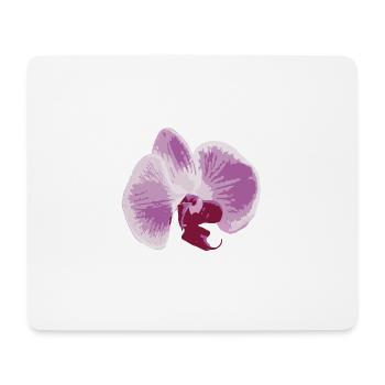 orchid - Mouse Pad (horizontal) - white - Front