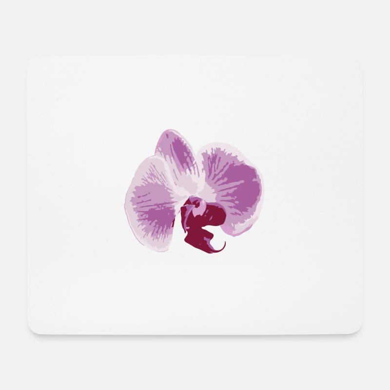orchid - Mouse Pad (horizontal) - white
