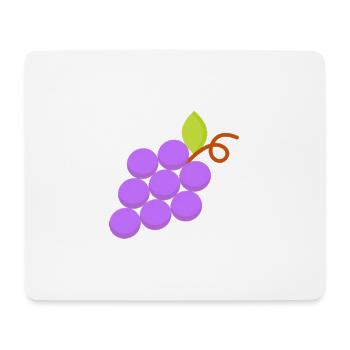 Traube - Mousepad (Querformat) - Weiß - Vorne