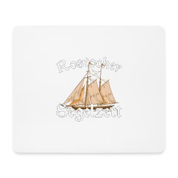 Rostocker segeln Segler Rostock Geschenk - Mousepad (Querformat) - Weiß - Vorne