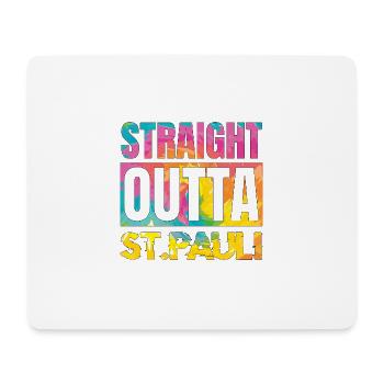 St Pauli Hamburg Home Pride Gift - Mouse Pad (horizontal) - white - Front