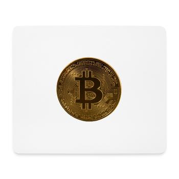 Bitcoin - Mousepad (Querformat) - Weiß - Vorne