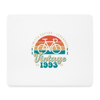 1993 Jubiläum 30 Jahre Radfahrer - Mousepad (Querformat) - Weiß - Vorne