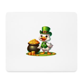 St. Patrick's Day Elephant Green - Mouse Pad (horizontal) - white - Front
