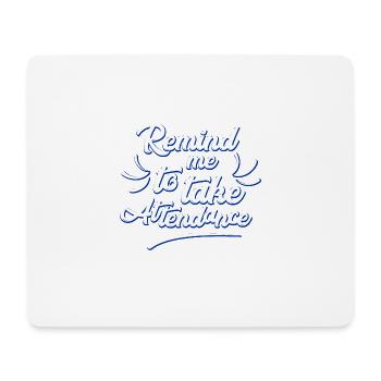 Lehrer Schule Bildung Unterricht Spaß Liebe - Mousepad (Querformat) - Weiß - Vorne