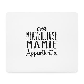 Cette merveilleuse mamie appartient à personnalisé - Tapis de souris (format paysage) - blanc - Devant