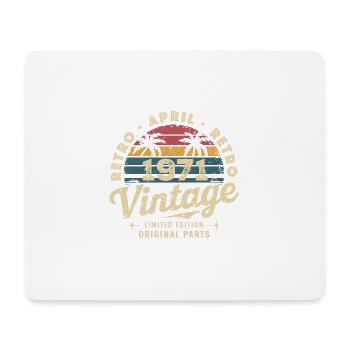 April 1971 - April 1971 - Mouse Pad (horizontal) - white - Front