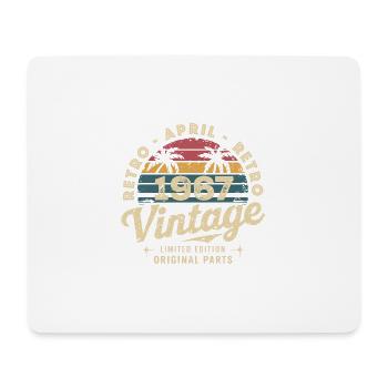 April 1967 - Mousepad (Querformat) - Weiß - Vorne